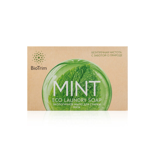 Eco soap for laundry, with mint scent