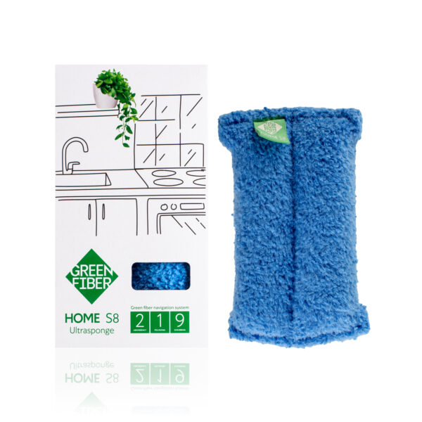 HOME S8 Involver sponge Fiber for stubborn dirt removal
